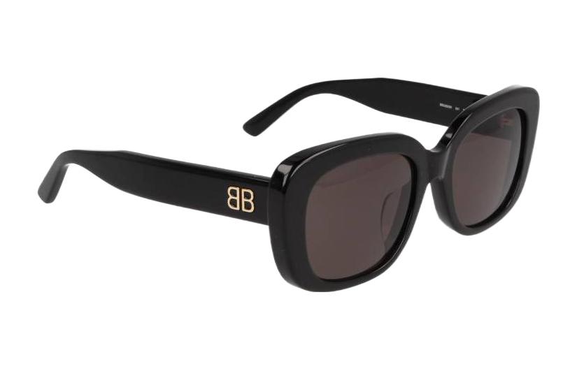 (Women) Balenciaga  Black Square Acetate Sunglasses with UV Protection. BB0295SK001 圖 2