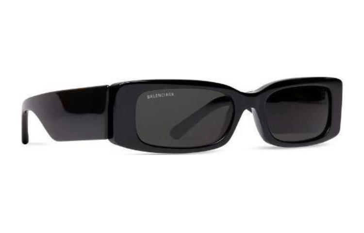 (Women) Balenciaga  Black Square Acetate Sunglasses Classic Design 725221T00390941000 圖 3