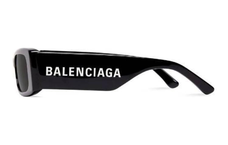 (Women) Balenciaga  Black Square Acetate Sunglasses Classic Design 725221T00390941000 圖 4