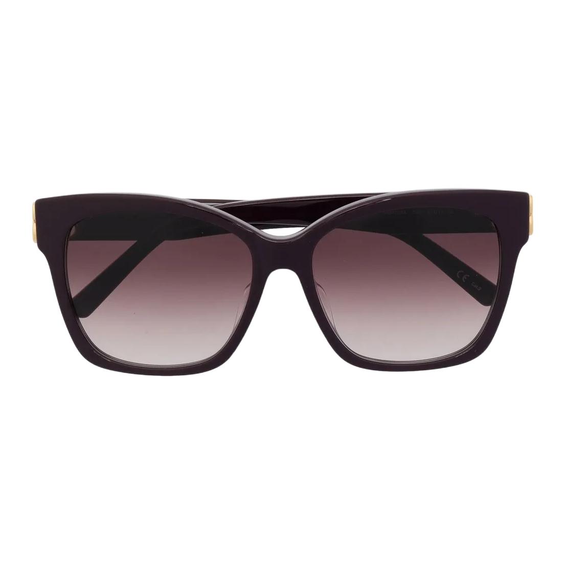 (Women) Balenciaga  Black Square Sunglasses with Lightweight Sleek Design BB0102SA006