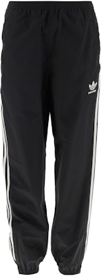 (W) 발렌시아가 블랙 스트라이프 조거 팬츠 레귤러핏 캐주얼 바지. 725597TNQ251000 Order (W) 발렌시아가 블랙 스트라이프 조거 팬츠 레귤러핏 캐주얼 바지. 725597TNQ251000