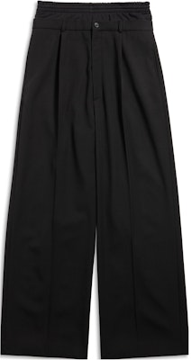 (W) Balenciaga 黑色寬鬆中腰長褲 春季休閒穿搭 768808TPT151069 Order (W) Balenciaga 黑色寬鬆中腰長褲 春季休閒穿搭 768808TPT151069