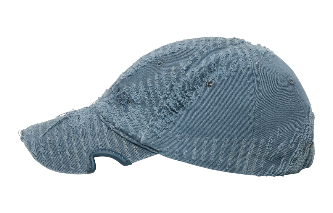 Lookbook (Women) Balenciaga  Blue Cotton Twill Embroidered Logo Cap. 719281410B24090