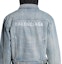 Sizing (W) Balenciaga Jaket Denim Biru Single-Breasted Cropped Lengan Panjang. 790869TQW556379