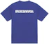 Lookbook (W) Balenciaga Kaos Logo Bordir Biru Oversized SS23. 612965TLVB34388