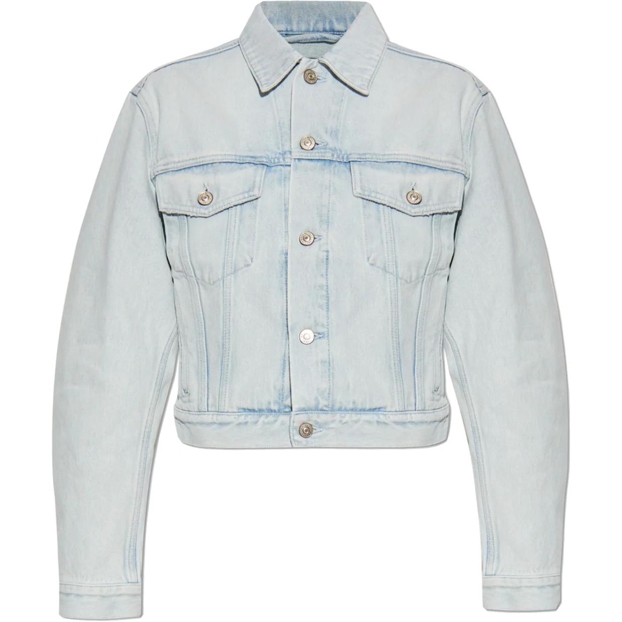 (Women) Balenciaga  Blue Tailored Single-Breasted Long Sleeve Jacket. 773613TGW243902 圖 2