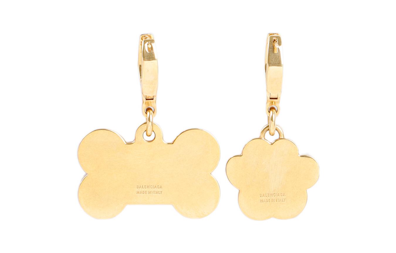 (Women) Balenciaga  Bone Cat Claw Pendant Earrings. 695015TZ05G1376 圖 3