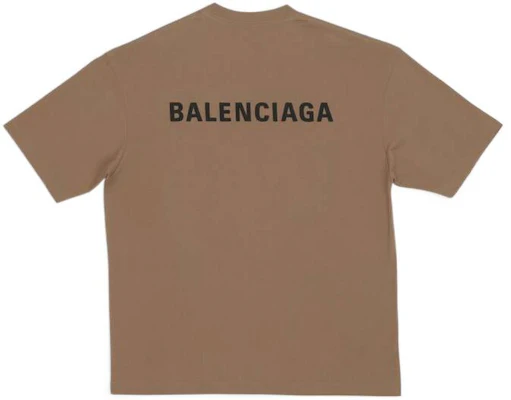 (W) 발렌시아가 브라운 로고 크루넥 반팔 티셔츠 SS22. 612965TMVF47761 Lookbook (W) 발렌시아가 브라운 로고 크루넥 반팔 티셔츠 SS22. 612965TMVF47761