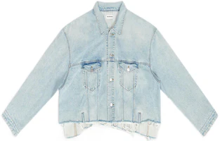 (Women) Balenciaga Deconstructed Denim Jacket Blue FW22. 704527TDW144824 (Women) Balenciaga Deconstructed Denim Jacket Blue FW22. 704527TDW144824