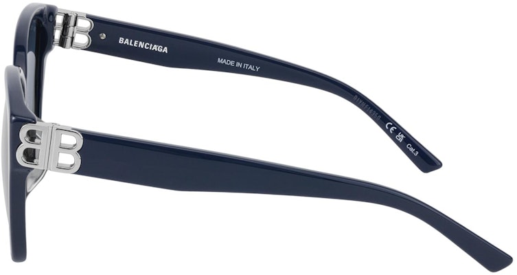 (W) 巴黎世家深蓝色方形墨镜侧面镂空设计 BB0135SA004 Purchase (W) 巴黎世家深蓝色方形墨镜侧面镂空设计 BB0135SA004