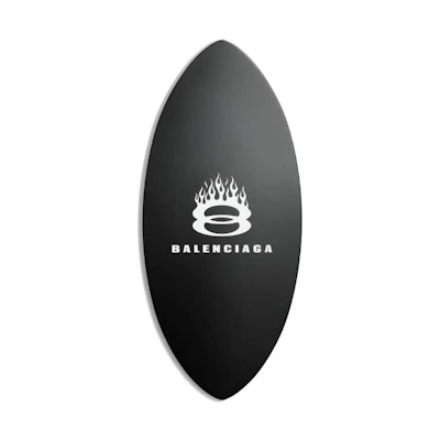 (Women) Balenciaga Durable Surfboard Black - 43.3"x0.4"x19.3". 803962T01891077