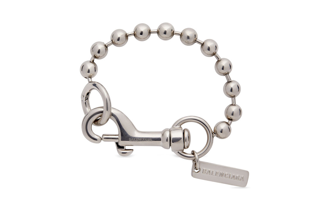 (Women) Balenciaga  Fashion Silver Bracelet - Minimalist Casual Style. 721671TZ99S0668