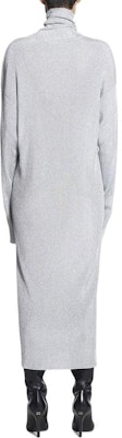 (Women) Balenciaga FW22 Grey Metallic Thread Turtleneck Long Sleeve Dress. 694265T62011038 Shop (Women) Balenciaga FW22 Grey Metallic Thread Turtleneck Long Sleeve Dress. 694265T62011038