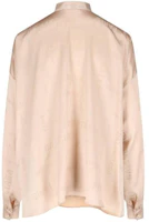 Lookbook (W) 巴黎世家 金字印花高領長袖蝴蝶結上衣 773318TPN031975