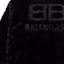 Purchase (W) Chaqueta Negra de Piel Sintética con Cuello Alto y Logo Balenciaga. 768980TPQ231000