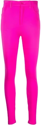 (W) 발렌시아가 하이웨이스트 슬림핏 핑크 팬츠 지퍼 클로저 704752TVK156840 Buy (W) 발렌시아가 하이웨이스트 슬림핏 핑크 팬츠 지퍼 클로저 704752TVK156840