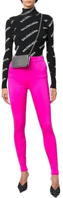 (W) 발렌시아가 하이웨이스트 슬림핏 핑크 팬츠 지퍼 클로저 704752TVK156840 Lookbook (W) 발렌시아가 하이웨이스트 슬림핏 핑크 팬츠 지퍼 클로저 704752TVK156840