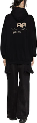 (Women) Balenciaga Hoodie Black with Logo Print Long Sleeve Pullover. 620947TNVQ11059 Purchase (Women) Balenciaga Hoodie Black with Logo Print Long Sleeve Pullover. 620947TNVQ11059
