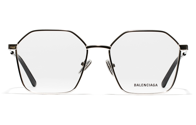 (Women) Balenciaga  Irregular Black Lens Metal Frame Optical Glasses BB0198O-003 圖 3