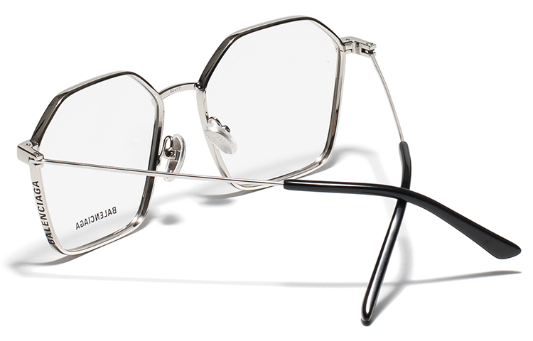 (Women) Balenciaga  Irregular Black Lens Metal Frame Optical Glasses BB0198O-003 圖 6