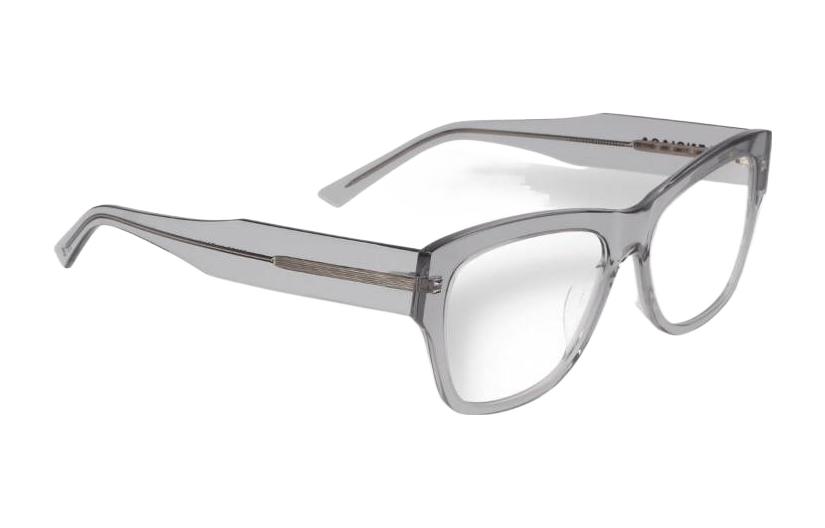 (Women) Balenciaga  Irregular Shape Optical Glasses Gray Logo Frame BB0309O005