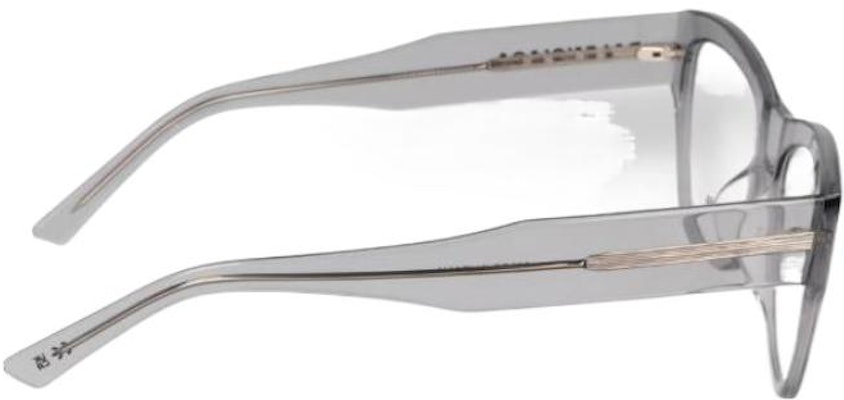 (W) 巴黎世家 不规则形状光学眼镜 灰色标志镜框 BB0309O005 Shop (W) 巴黎世家 不规则形状光学眼镜 灰色标志镜框 BB0309O005