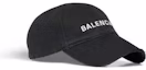 Shop (W) バレンシアガ レター刺繍入りコットンキャップ ブラック. 745130410B21077