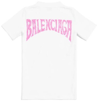 (Women) Balenciaga Letter Print Cotton Crewneck T-Shirt White SS24 768075TPVM29601 Order (Women) Balenciaga Letter Print Cotton Crewneck T-Shirt White SS24 768075TPVM29601