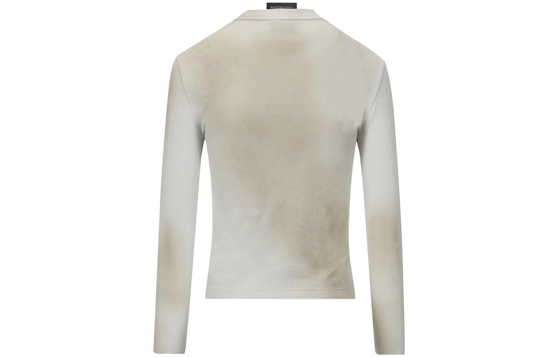 Lookbook (W) バレンシアガ レタープリント オーバーサイズスウェットシャツ グレー ホワイト SS23 745018TOVC49081