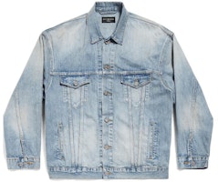 (W) 발렌시아가 라이트 블루 데님 재킷 SS23 싱글브레스트 긴소매. 773617TPW534868 Order (W) 발렌시아가 라이트 블루 데님 재킷 SS23 싱글브레스트 긴소매. 773617TPW534868