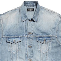 (W) 발렌시아가 라이트 블루 데님 재킷 SS23 싱글브레스트 긴소매. 773617TPW534868 Sizing (W) 발렌시아가 라이트 블루 데님 재킷 SS23 싱글브레스트 긴소매. 773617TPW534868