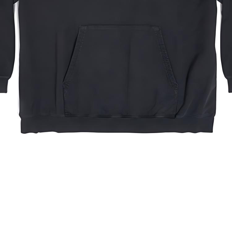 Purchase (W) 巴黎世家 Logo宽松版黑色连帽衫 休闲长袖卫衣 620947TNVU21073