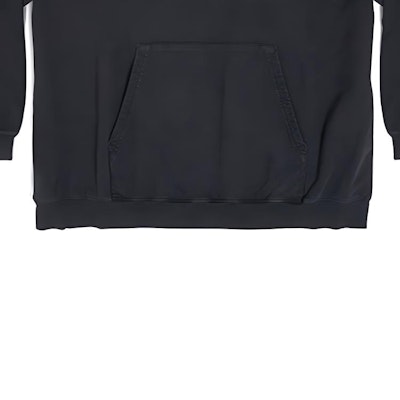 (W) 巴黎世家 Logo宽松版黑色连帽衫 休闲长袖卫衣 620947TNVU21073 Purchase (W) 巴黎世家 Logo宽松版黑色连帽衫 休闲长袖卫衣 620947TNVU21073