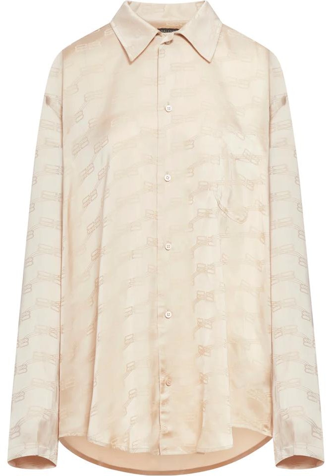 women-balenciaga-logo-print-oversized-long-sleeve-shirt-off-white-681631-tmo-681975