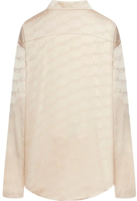 (W) Camiseta Balenciaga Oversize Manga Larga Estampado Logo Blanco Roto. 681631TMO681975 Lookbook (W) Camiseta Balenciaga Oversize Manga Larga Estampado Logo Blanco Roto. 681631TMO681975