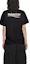 Sizing (W) 발렌시아가 로고 프린트 슬림 핏 반팔 티셔츠. 612964TKVJ11070