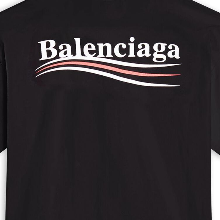 (Women) Balenciaga  Logo Print Slim Fit Short-Sleeve T-Shirt. 612964TKVJ11070 圖 9