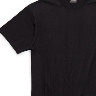 (Women) Balenciaga Logo Rhinestone Oversized T-Shirt Black FW23 Relaxed Fit 641655TPVP71000 Purchase (Women) Balenciaga Logo Rhinestone Oversized T-Shirt Black FW23 Relaxed Fit 641655TPVP71000