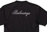 Sizing (Women) Balenciaga Logo Rhinestone Oversized T-Shirt Black FW23 Relaxed Fit 641655TPVP71000
