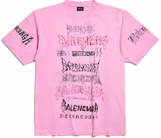 (Women) Balenciaga Loose Fit Letter Print Graphic Crewneck T-Shirt. 641655TPVO21715 (Women) Balenciaga Loose Fit Letter Print Graphic Crewneck T-Shirt. 641655TPVO21715