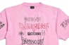 Shop (W) Camiseta Balenciaga Ajuste Suelto Gráfico con Letras. 641655TPVO21715