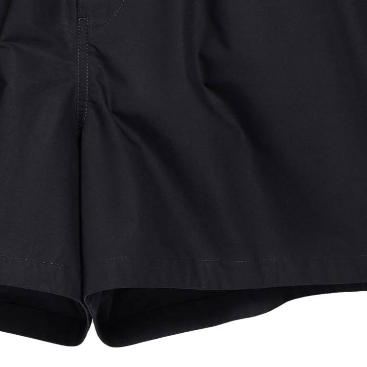 Details for (W) 巴黎世家宽松款黑曜石黑色Logo叠穿短裤SS24. 791054TNM601000