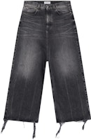 (Women) Balenciaga Low Crotch Distressed Loose Jeans Black. 697886TBP471090 (Women) Balenciaga Low Crotch Distressed Loose Jeans Black. 697886TBP471090