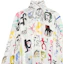 Sizing (Women) Balenciaga Multicolor High Neck Printed Long Sleeve Shirt Regular Fit. 595072TLL559000