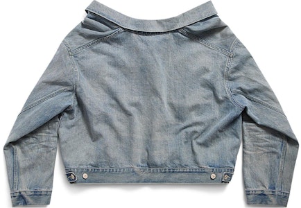 (W) 발렌시아가 오프숄더 데님 자켓 라이트 블루 루즈핏 스타일리시 코트 786638TQW556379 Lookbook (W) 발렌시아가 오프숄더 데님 자켓 라이트 블루 루즈핏 스타일리시 코트 786638TQW556379