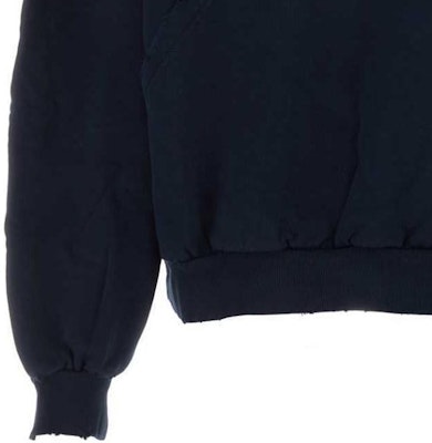 (W) Balenciaga Hoodie Oversized Huruf Biru Navy. 761458TPVE54140 Details for (W) Balenciaga Hoodie Oversized Huruf Biru Navy. 761458TPVE54140