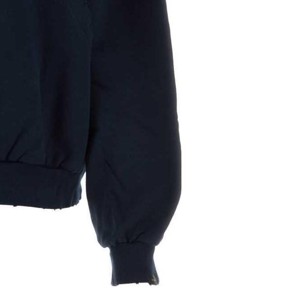 Sizing (W) Balenciaga Hoodie Oversized Huruf Biru Navy. 761458TPVE54140