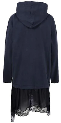 (W) 巴黎世家宽松字母印花连帽衫海军蓝套头卫衣 768077TOVH91569 Lookbook (W) 巴黎世家宽松字母印花连帽衫海军蓝套头卫衣 768077TOVH91569