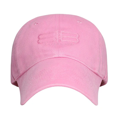 (Women) Balenciaga Pink Embroidered Logo Cap. 704105410B20565