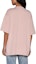 Purchase (Women) Balenciaga Pink Letter Print Crewneck Oversized Fit T-Shirt. 764235TNVV85708